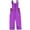 Purple, variant on Madjtlqy Womens Waterproof Snow Bibs Insulated Bib Overalls Ski Pants Snow Suits Winter Insulated Snow Bibs with Pocket