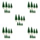 thumbnail image 1 of Kearding 8x Desktop Miniature Pine Tree Ornaments for Holiday Desk Christmas Party Type2 NO2, 1 of 1