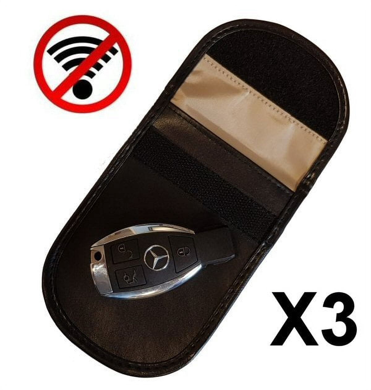 3 X Genuine Faraday Cage Bag Safe Car Keyless Entry Fob Signal Blocker Block Theft (sm)