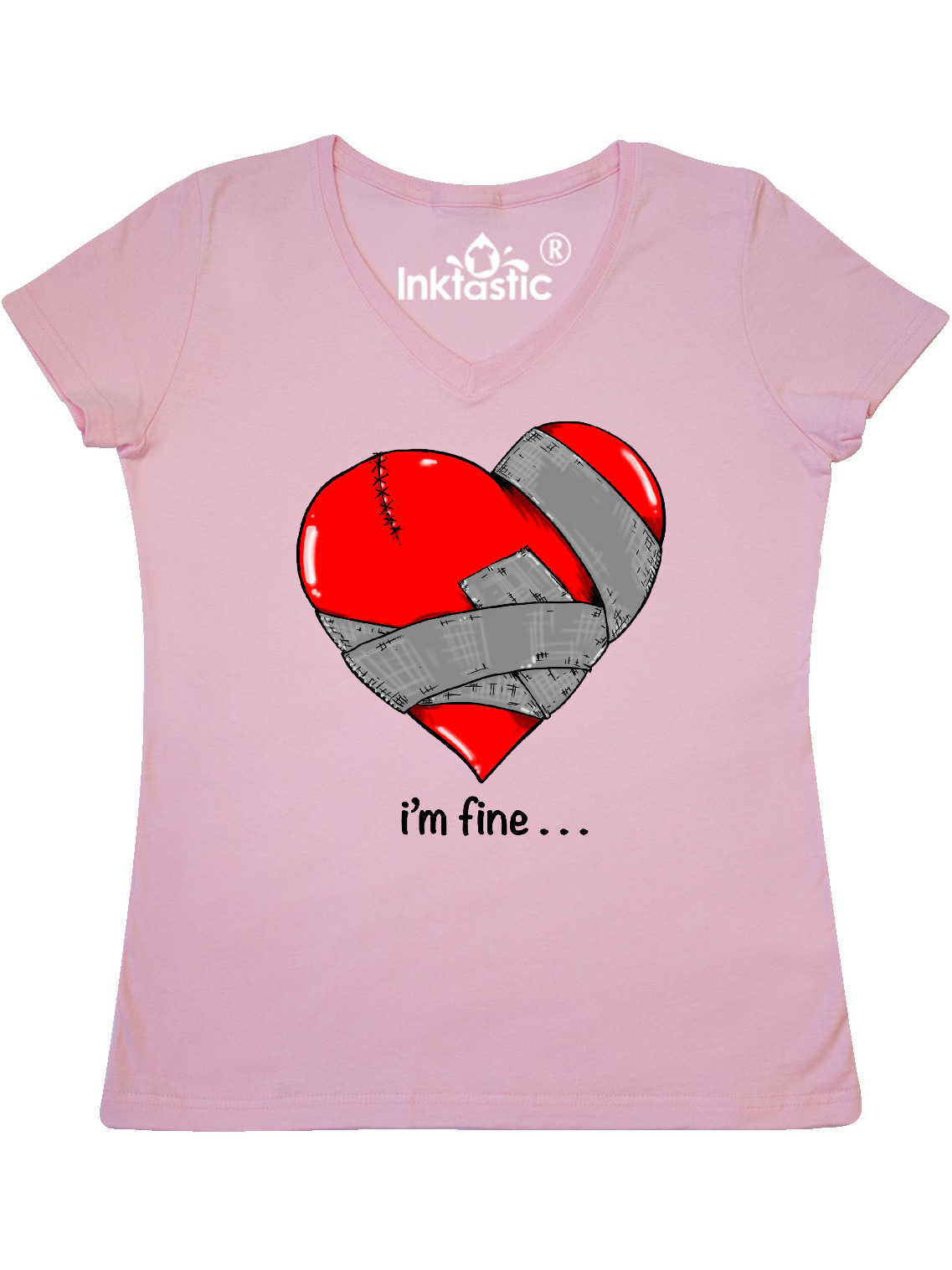 pink broken heart shirt