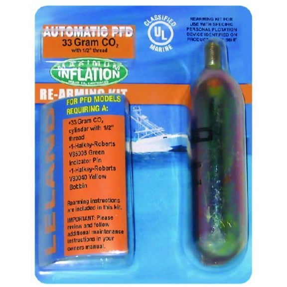 Seachoice 33G Automatic Re-Arm Kit For Inflatable Vests 85860, 85840