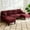 Wine Red, variant on MOONMISS U-Shaped Sectional Sofa, 4 Seater Sectional Couch with Chaise, Modular Sleeper Sectionals for Living Room-Wine Red