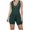 00 # Green, variant on REORIAFEE Women's Casual 2 Piece Outfits Workout Running Set Vacation Outfits Women Fashion Summer V Neck Sleeveless Casual Comfy Party Shirts Sets Army Green L