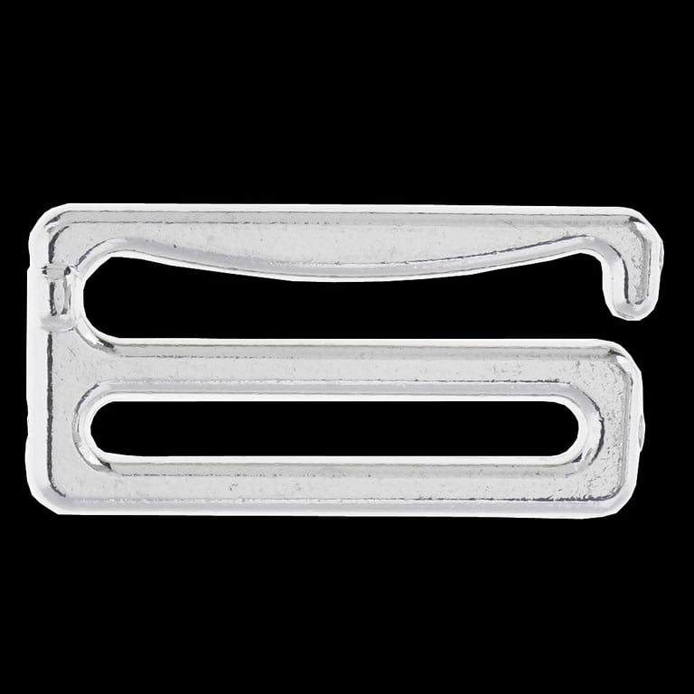 50 PCS Silver Metal Bra Making Strap Slide Hooks 
