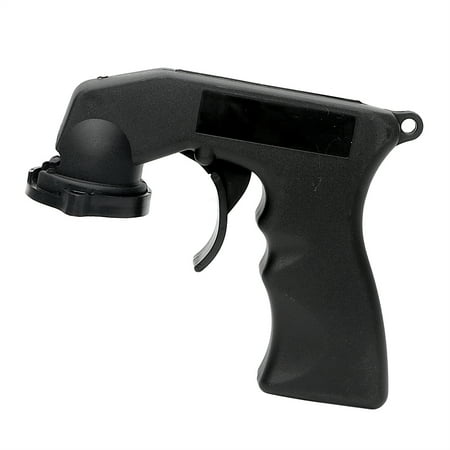 Spray Adaptor Paint Care Aerosol Spray Tool Handle with Full Grip Trigger Locking Collar Car Maintenance Car Styling Accessories (Black)