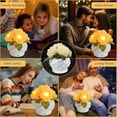 thumbnail image 5 of Flower Lamp Touch Lamp, Rechargeable Cordless Rose Lamp, 3 Colors Stepless Dimming Flower with Vase, LED Desk Lamp Table Centerpieces for Home Party Decor Gifts, 5 of 6
