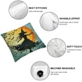 thumbnail image 6 of nygtbtfer Throw Pillow Covers, Decorative Pillow Covers, Set of 2 Throw Pillow Cases, Halloween Witch Pumpkin Bat, Pillow Covers Decorative, Pillow Cover White, 6 of 7