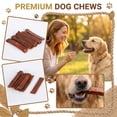 thumbnail image 2 of Natural Beef Hide Dog Chew Sticks with Chicken, Long Lasting Dog Treats for Dental Care and Oral Health, High Protein Easy to Digest Dog Snacks, 4.2oz, 2 of 7