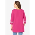 thumbnail image 3 of Woman Within Plus Size Embroidered Knit Tunic, 3 of 6