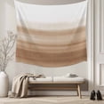 thumbnail image 5 of Brown White Ombre Tapestry for Bedroom Wall Hanging Tapestry, Vintage Farmhouse Abstract Striped Ceiling Backdrop Tapestries Poster Blanket Wall Decor for Teens Room Living Room Dorm 39" x 59", 5 of 8