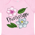 thumbnail image 4 of Inktastic Mississippi Magnolia Flowers and Leaves Boys or Girls Baby Bodysuit, 4 of 5