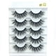 thumbnail image 3 of Luxury Makeup 5Pair 3D False Lashes Strip Eyelashes Long Natural Party, 3 of 5