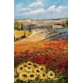 thumbnail image 2 of Schottler, Katharina 22x32 Gold Ornate Wood Framed with Double Matting Museum Art Print Titled - Italy sunflower II, 2 of 4