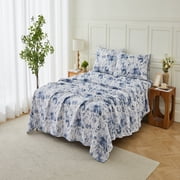 Kathy Ireland Extra Soft Printed 4 Piece Sheet Set