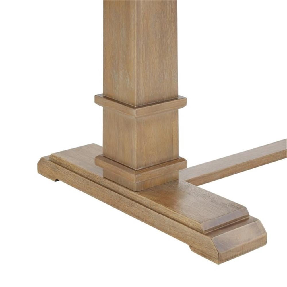 Crosley Furniture Joanna Modern Wood Dining Table in Rustic Brown
