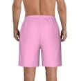 thumbnail image 3 of Naloa Rose Red Men's Beach Shorts, Surfing shorts, Swim trunks, Quick Dry Swim Trunks for Surfing Beach Fun - Large, 3 of 9