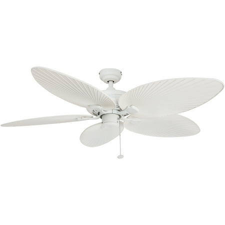 52 Honeywell Palm Island White Tropical Ceiling Fan With