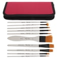 thumbnail image 4 of Miangastore 1set Paintbrush With Handles For Beginners For Watercolor And Oil Painting Durable Bristles For, 4 of 9