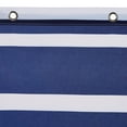 thumbnail image 3 of Fabric Shower Curtain - 72 x 72 Inch, Navy Blue Stripe, 3 of 5