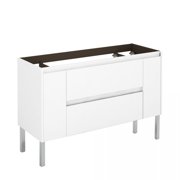 Ambra 120F WG Free Standing Vanity Base Unit in Gloss White