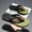 Dark Green color, variant on Color Block Printed Men's Flip Flops, Summer Non-slip Thong Sandals, Trendy Outdoor Beach Slippers