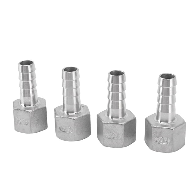 Conector de rosca de cola de manguera NikouMX Acoplador de lengüeta 4 piezas 13 mm 1/2 pulg