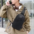 thumbnail image 6 of Men's Chest Bag Crossbody Bag with USB Charging Port Large Capacity Sling Bag for Men Water Resistant Shoulder Bag Lightweight Travel Work Outdoor Daypack Sport, 6 of 9