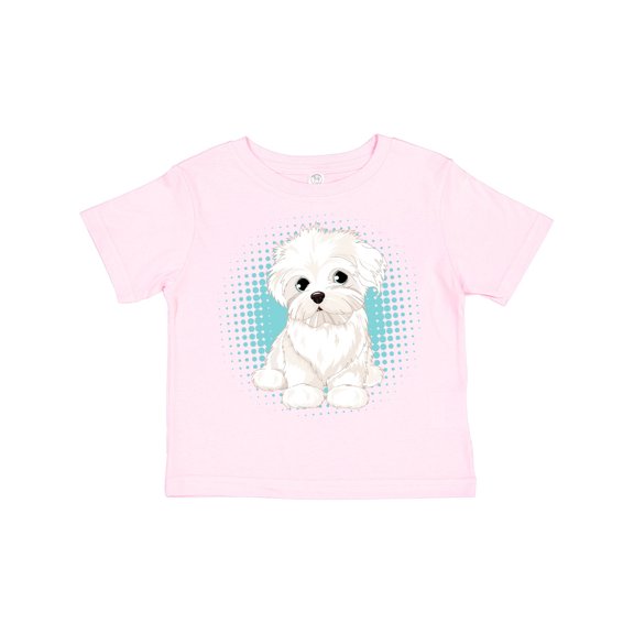 Inktastic Maltese Puppy Dog Boys or Girls Toddler T-Shirt