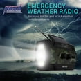 thumbnail image 2 of FosPower 4000mAh NOAA Emergency Weather Radio (Model A3) AM/FM Emergency Radio with Solar Crank/Hand Crank/USB Rechargeable, Power Bank, SOS Alarm, Flashlight for Indoor/Outdoor, 2 of 9