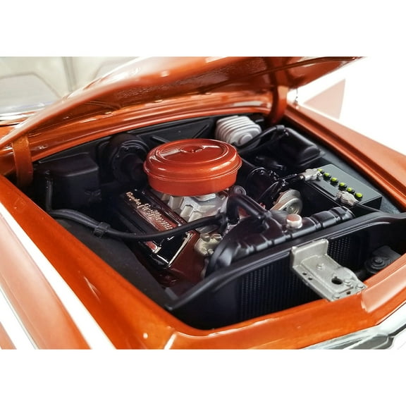 1956 Chrysler New Yorker St. Regis Copper Metallic with White and Copper Interior "Southern Kings Customs" Limited Edition to 198 pieces Worldwide 1/18 Diecast Model Car by ACME