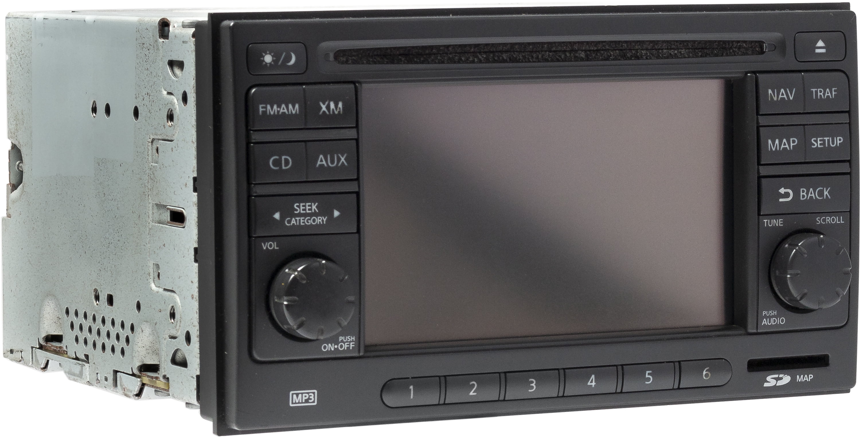 Restored 2013-2015 Nissan Rogue AMFM SAT Radio 6 Disc CD Player GPS Navigation 259151VY1B (Refurbished)