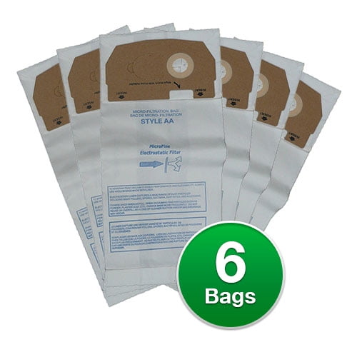 Replacement Vacuum Bags for Eureka 58236C / Style AA (2 Pack) Walmart