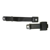 Scott Drake SB-BK-68-PBSB Black Retractable Seat Belt With Starburst Pushbutton Buckle