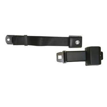 Scott Drake SB-BK-68-PBSB Black Retractable Seat Belt With Starburst Pushbutton Buckle
