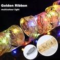 thumbnail image 3 of Christmas Ribbon Fairy Light String Merry Christmas Decorations For Home 2024 Xmas Tree Ornament Xmas Navidad Gift New Year 2025, 3 of 5