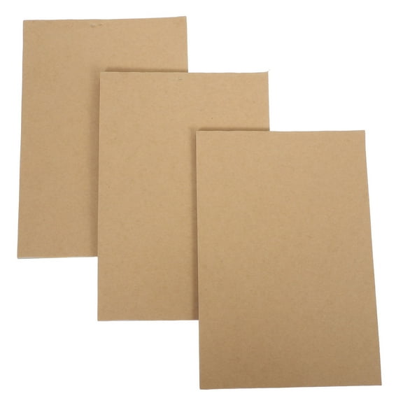 Raindrops  3 Books Receipt with Carbon Copies Kraft Small Blank Notebooks Office