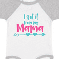 thumbnail image 4 of Inktastic I Got It from My Mama, Mom, Mother, Arrow, Hearts Boys or Girls Baby Bodysuit, 4 of 5