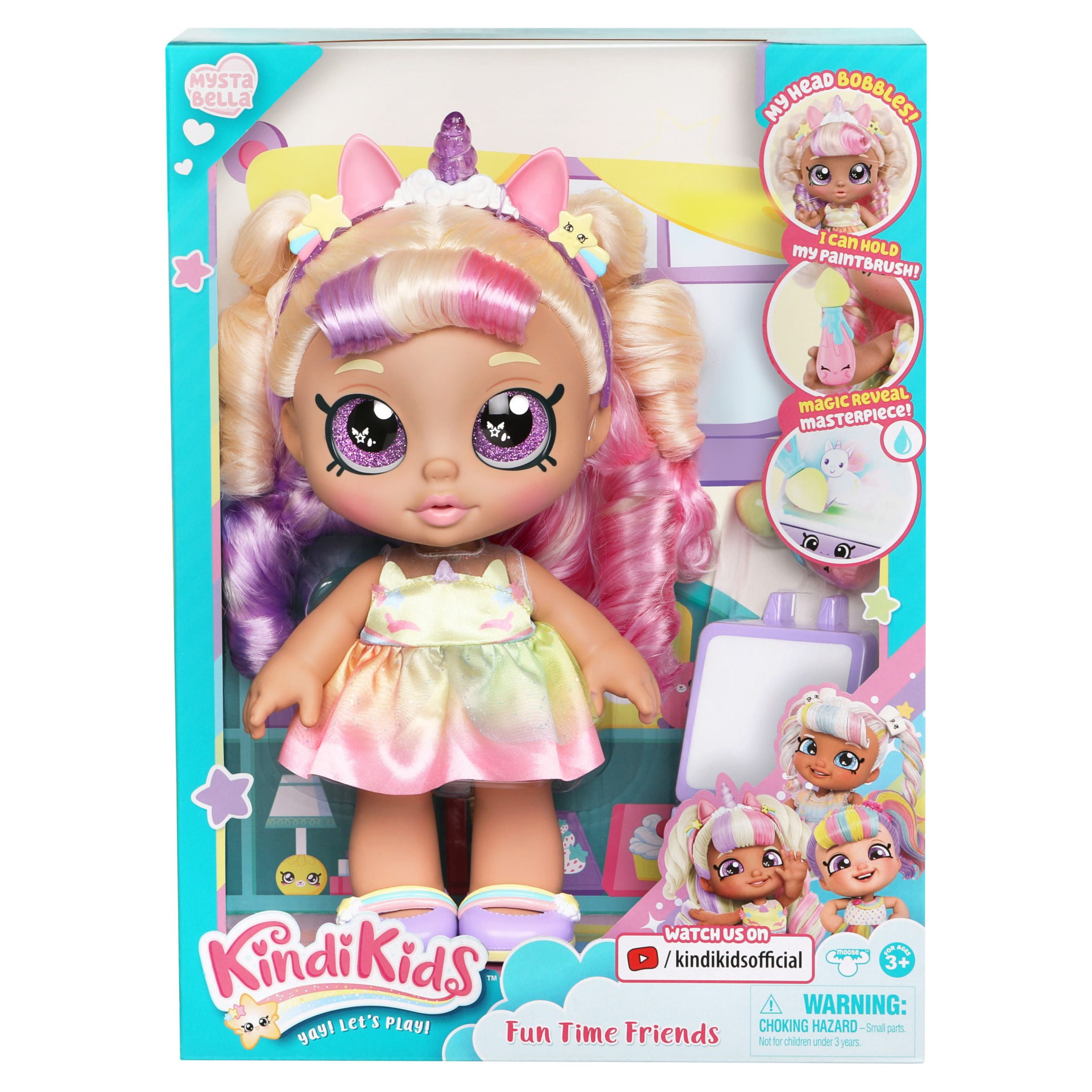 Kindi Kids Fun Time 10 inch Doll Mystabella Walmart