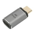 thumbnail image 1 of Adaptador tipo C macho a hembra, 1 juego de extensor USB C USBC, adaptador USB C a USBC, diseño exquisito, 1 of 12