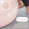 thumbnail image 3 of Greater Goods Professional Exercise Ball - 65cm Yoga Ball for Balance, Stability, Pregnancy, and Home Workouts - Anti-Burst, Non-Slip, Blush Pink, 3 of 6