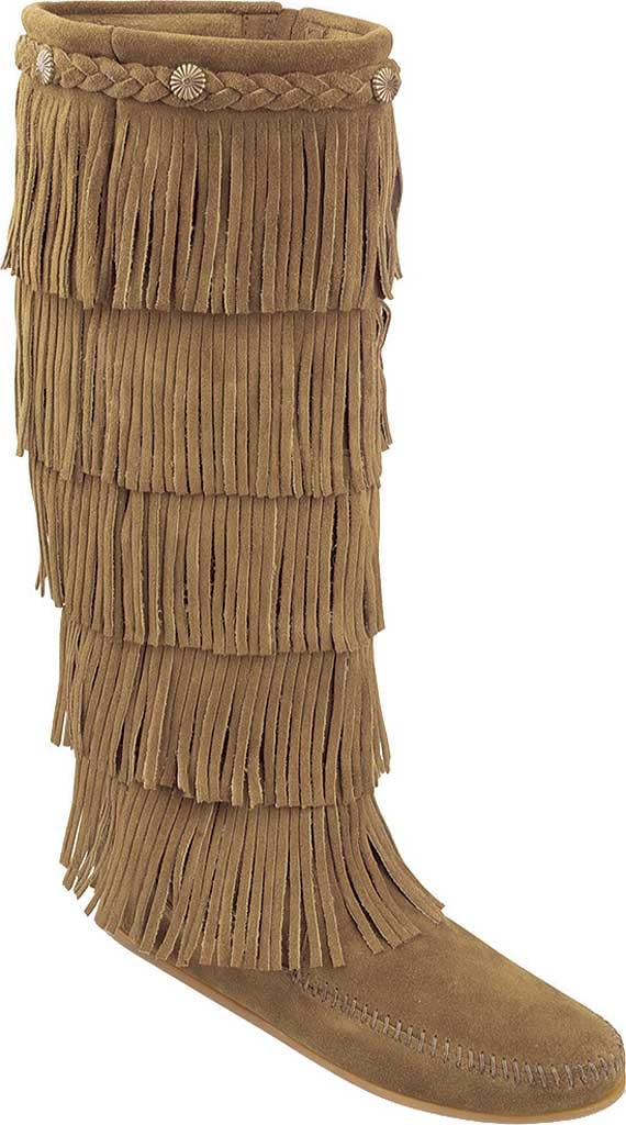 minnetonka five layer fringe boots