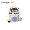 thumbnail image 1 of Lindo gato blanco decoraciones para fiesta de cumpleaños, plato, globo, vajilla desechable, suministros para Baby Shower, Fondo de gato personalizable, 1 of 4