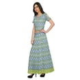 thumbnail image 3 of Moomaya Printed Elegant Crop Top And Long Skirt Set Ethnic Dresses For Women, 3 of 6