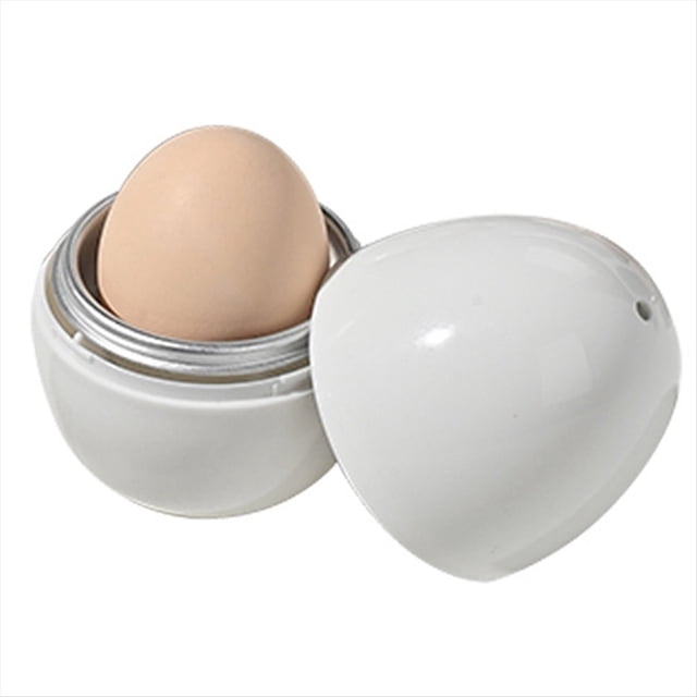 Vaporera de Huevos para Microondas, Mini Electrodoméstico para Calentar Huevos, Caja para 1 Huevo.