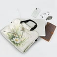 thumbnail image 5 of 16" Laptop Briefcase for Work Travel Laptop Shoulder Bag Carrying Handbag Laptop Case Dragonflies with White Daisies, 5 of 8