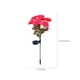 thumbnail image 3 of Luces solares LED de 7 cabezales para jardín de rosas | Iluminación decorativa impermeable de plástico para caminos de jardín | Lámpara solar de flores de bajo consumo con encendido y apagado, 3 of 6