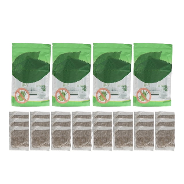 Bolsa de eliminación de ácaros de 24 piezas, ingrediente vegetal puro, paquete de control de ácaros portátil y compacto para ropa de cama del hogar, plantas