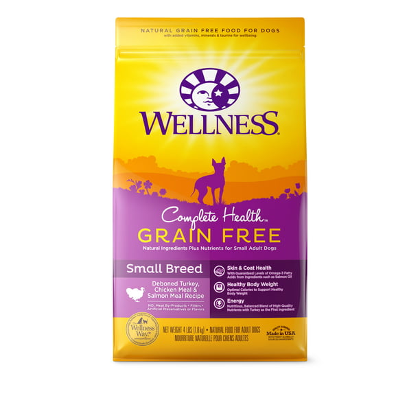 Wellness Complete Health Natural Grain Free Dry Small Breed Dog Food ...