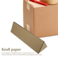 thumbnail image 3 of BESTYASH 10Pcs Triangular Kraft Paper Document Storage Tubes for Shipping with Portable Lightweight Design, 3 of 8