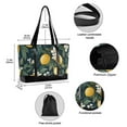 thumbnail image 2 of FORMRS Canvas Laptop Tote Bag for Women with 15.6" Computer Compartments Shoulder Handbag, Floral Lemons, 2 of 7